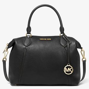 Michael Kors Black Lenox Large Satchel, Shoulder, & Crossbody Bag